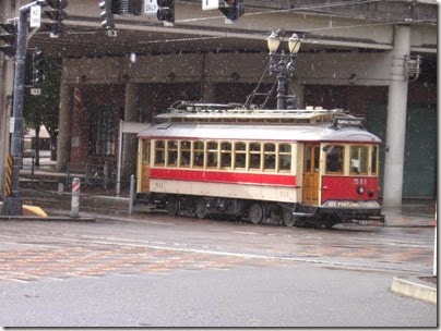 IMG_3240 Portland Vintage Trolley #511 at the Rose Quarter Station in Portland, Oregon on August 31, 2008