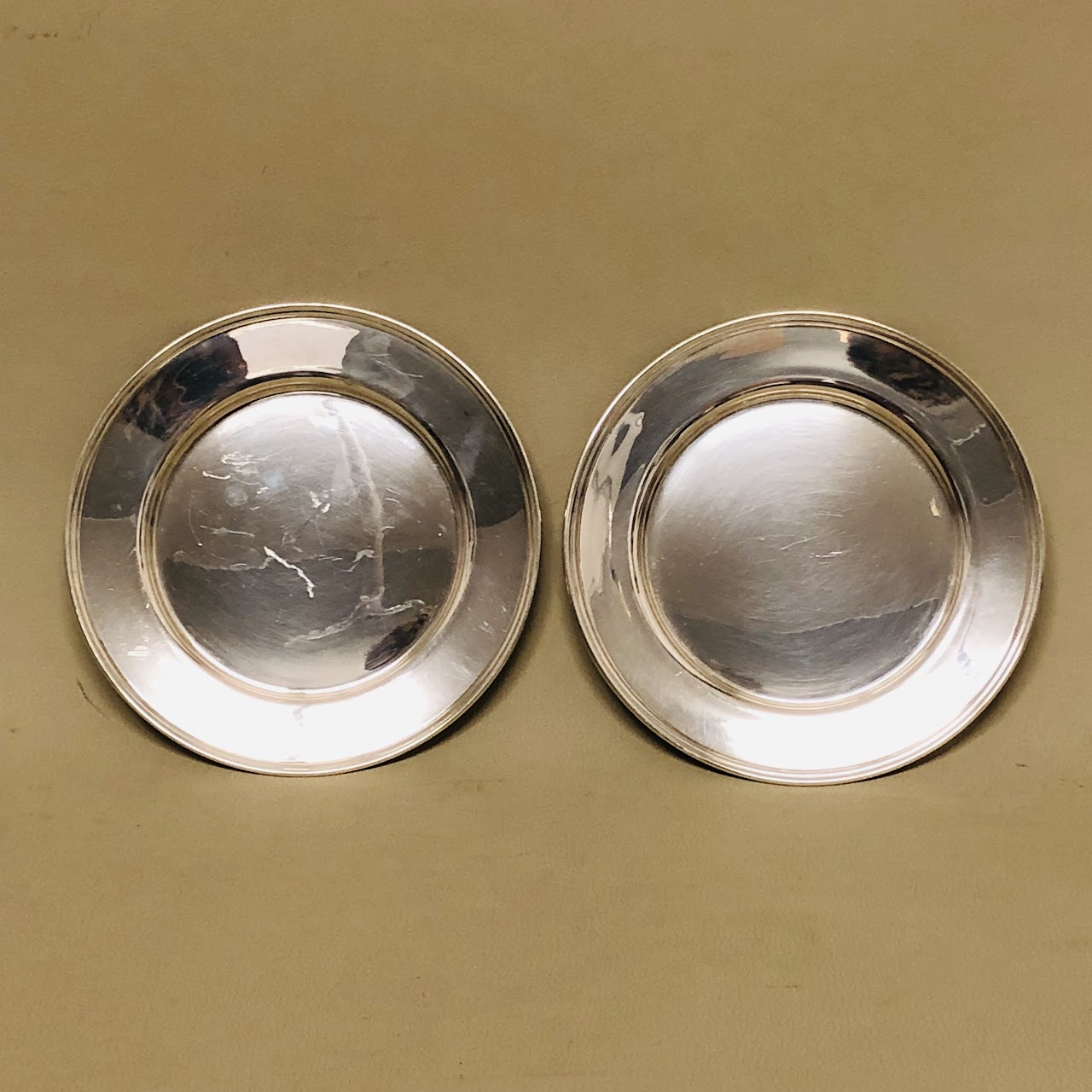 Sterling Silver 6" Plate Pair