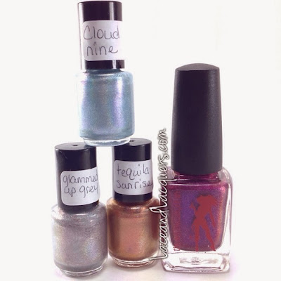 Lace and Lacquers: THE DEVIL WEARS POLISH: Glammed Up Grey, Tequila ...