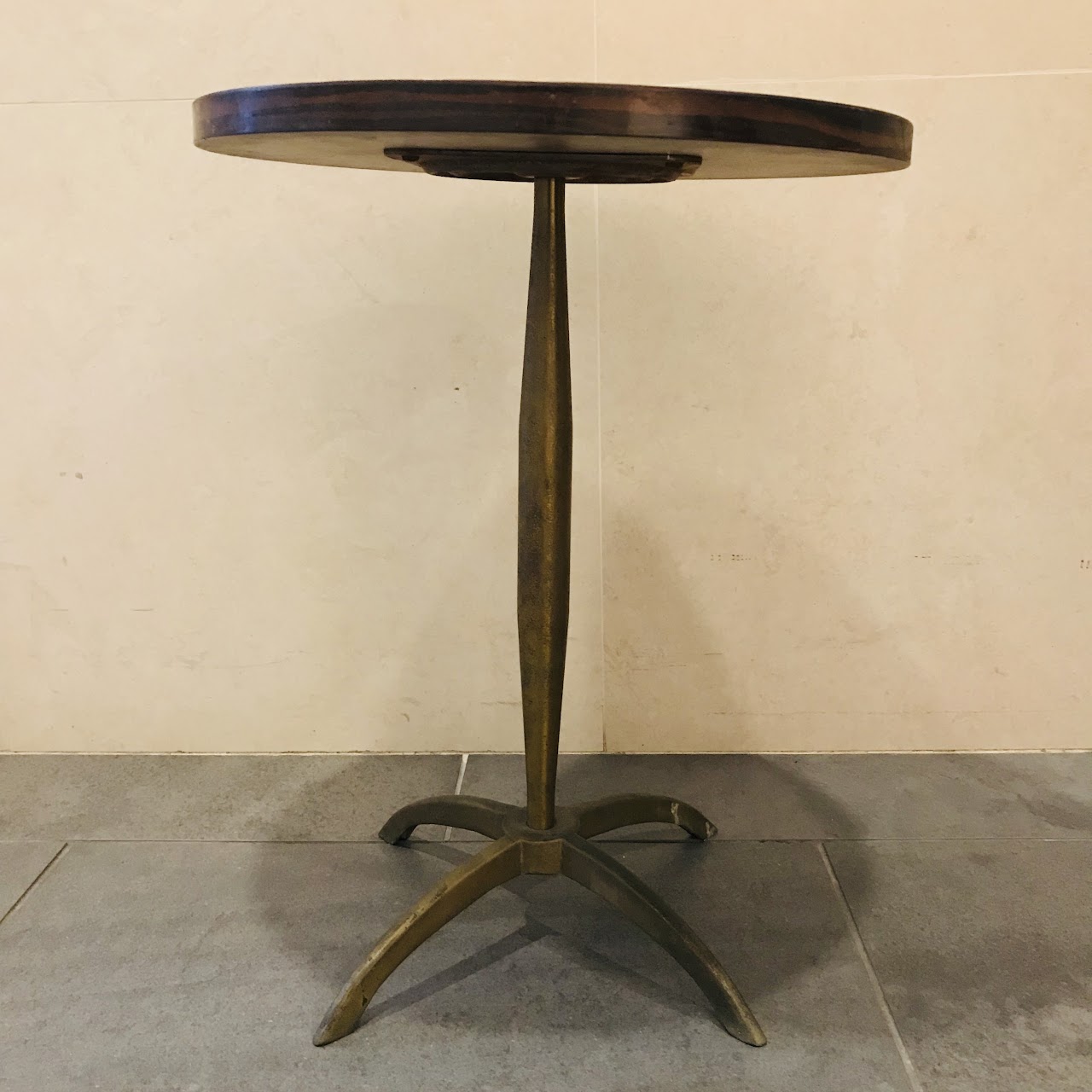 Mid-Century Pedestal Accent Table