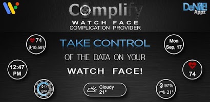 CompliFy - Watch Face Data Screenshot