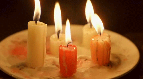 اجمل صور شموع متحركة رومانسية , شمع متحرك حمراء بجودة عالية  Candles Animations Bougies%20gif