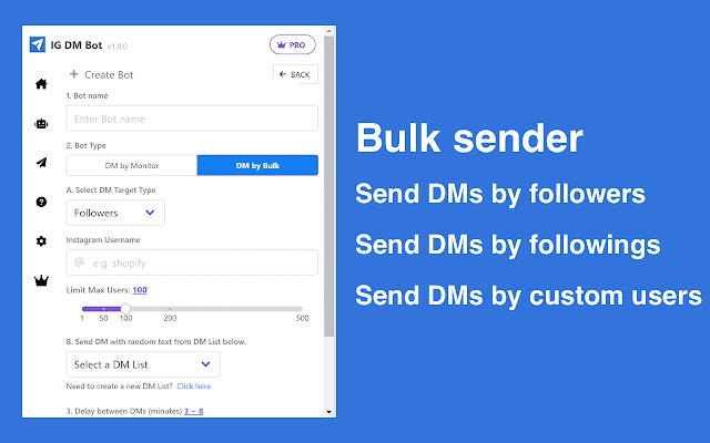 IG DM Bot - DM Automation Bot for IG