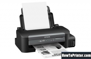 Reset Epson M100 printer by Resetter program