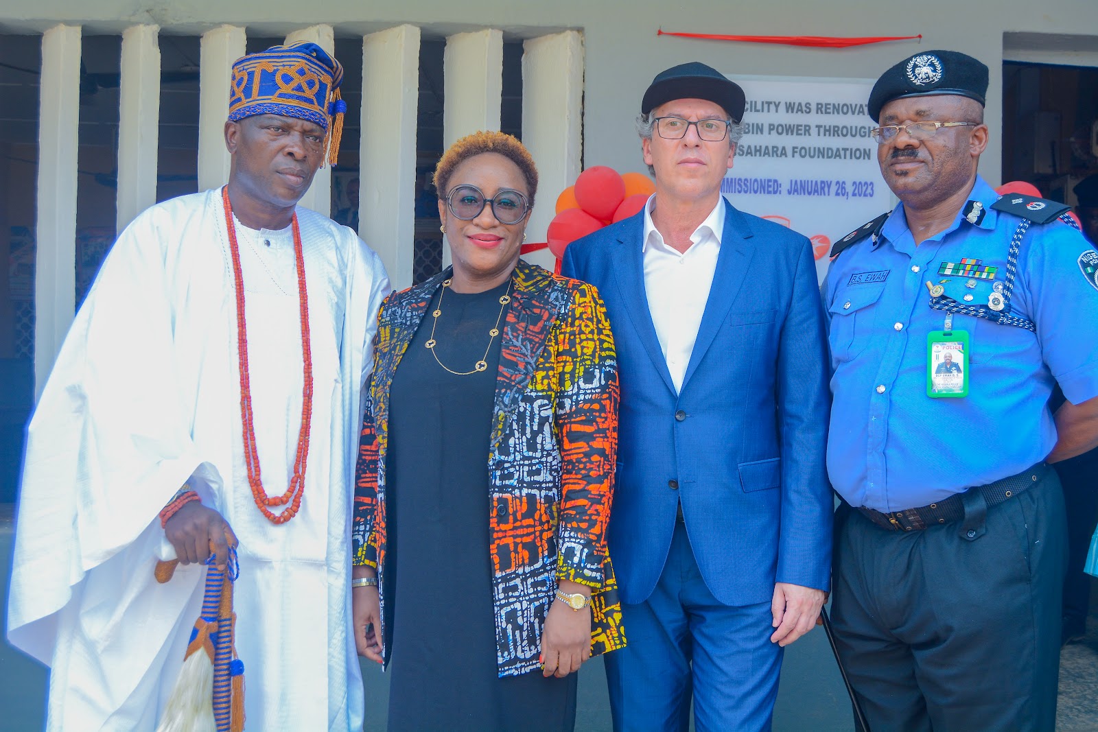 Sahara Foundation, Egbin Power Upgrade Ijede Police Station To Improve Security, Deepen Sustainability