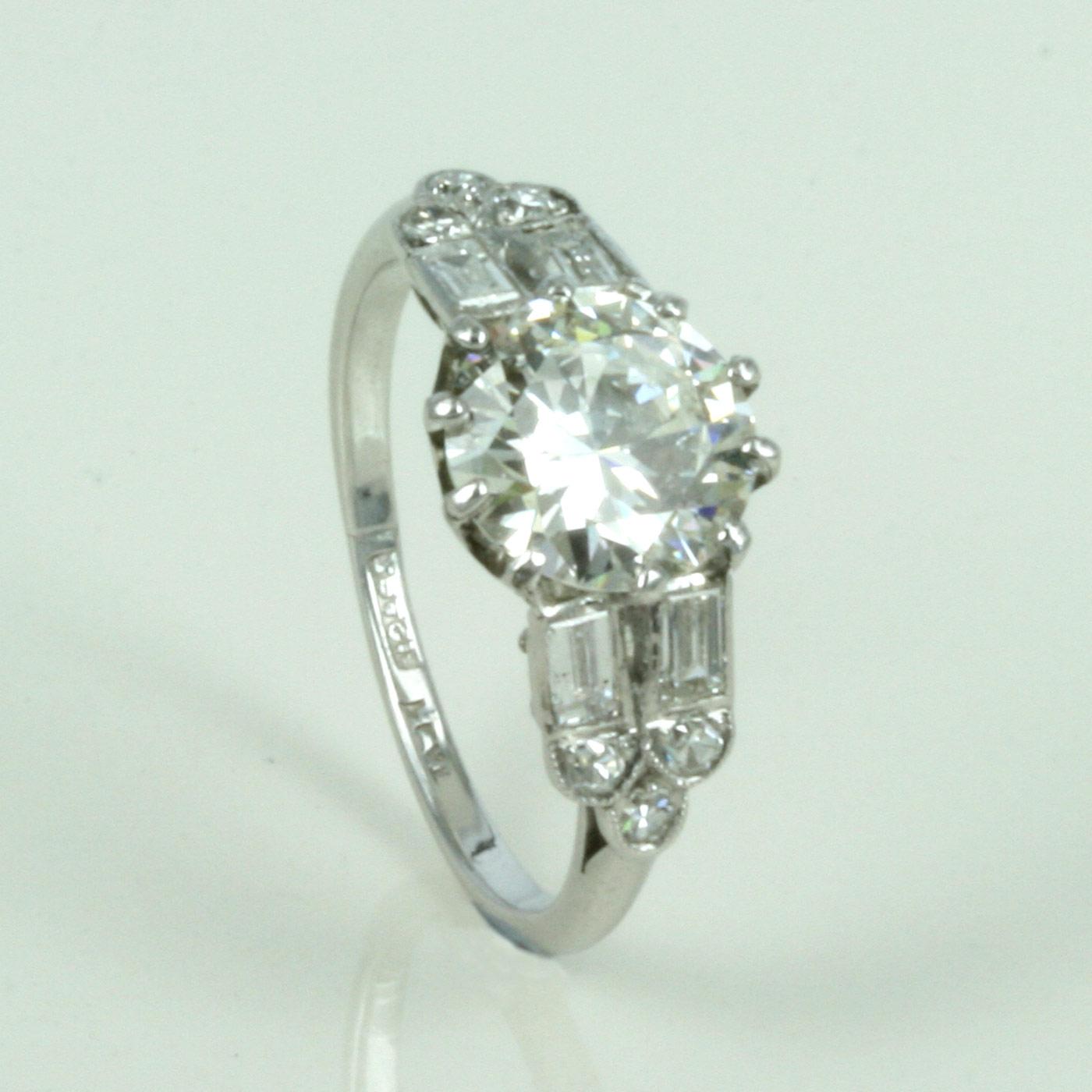 Antique engagement rings,