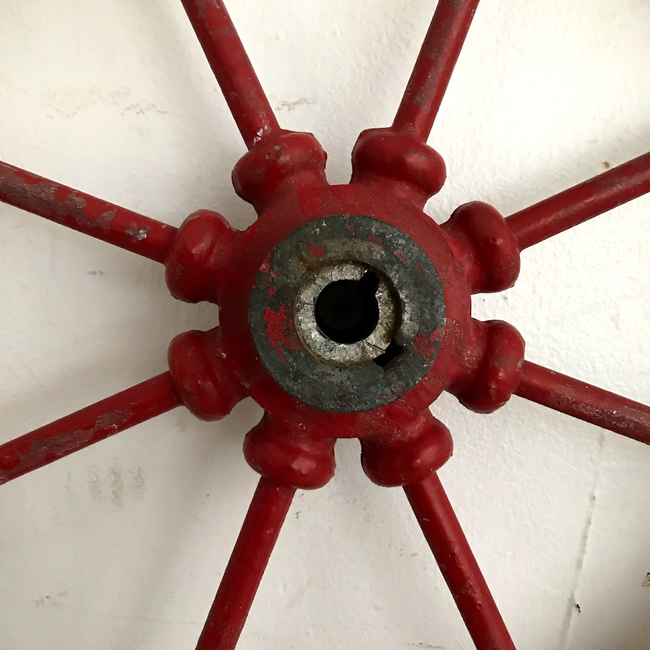 Wilcox Crittenden Nautical Salvage Cast Iron Ship Wheel