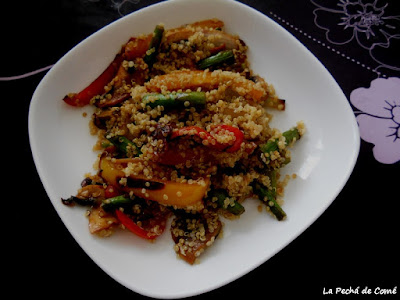 Quinoa con salteado de verduras