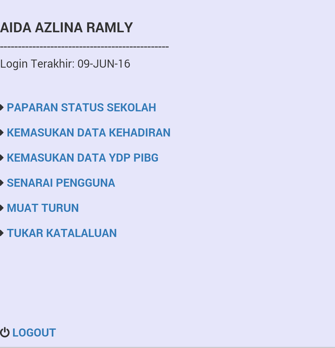 Log In Sarana Pibk Dan Ksib Sukarelawan Guru Kaunseling Nurhaiza Che Mat