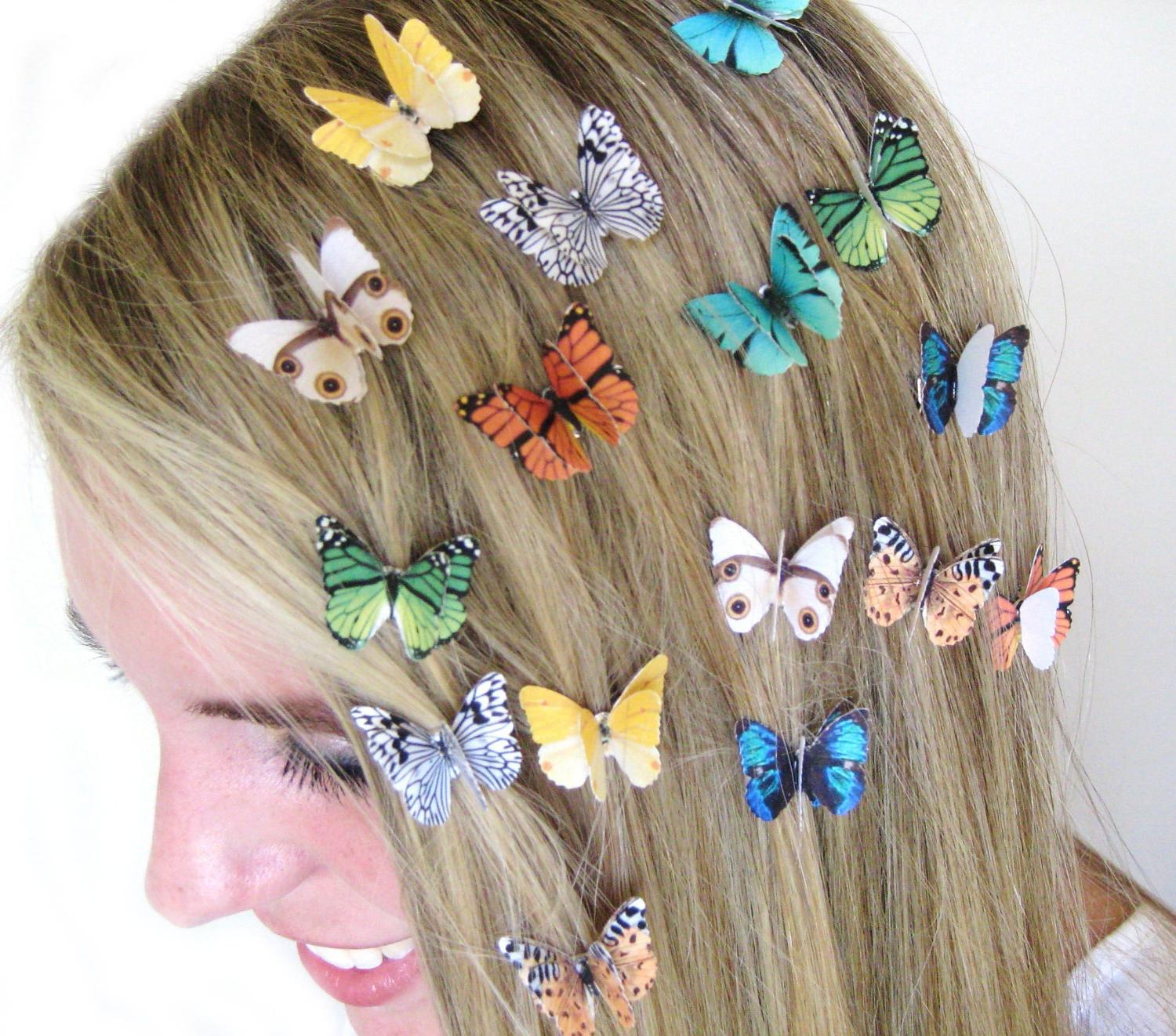 Butterfly For Wedding Hair