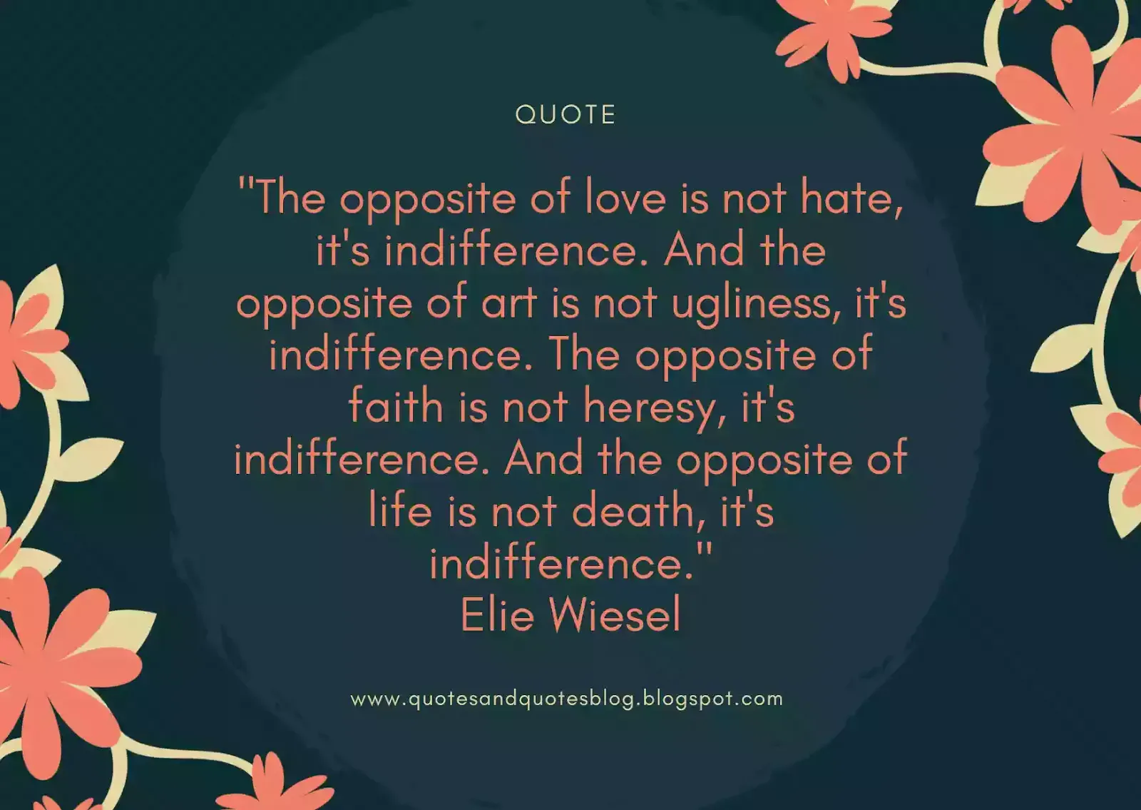 <img src=”love quotes.jpg” alt=”quote about love by elie wiesel”>