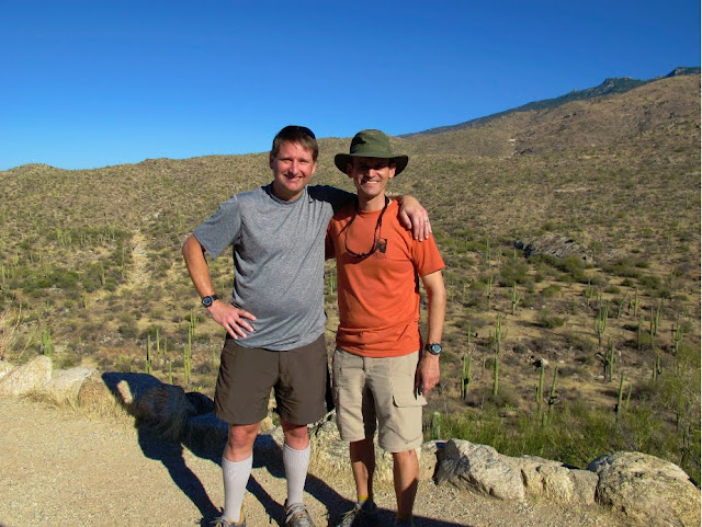 Mark and Chris, Saguaro National Park. Lassoing the Sun: A Year in America's National Parks