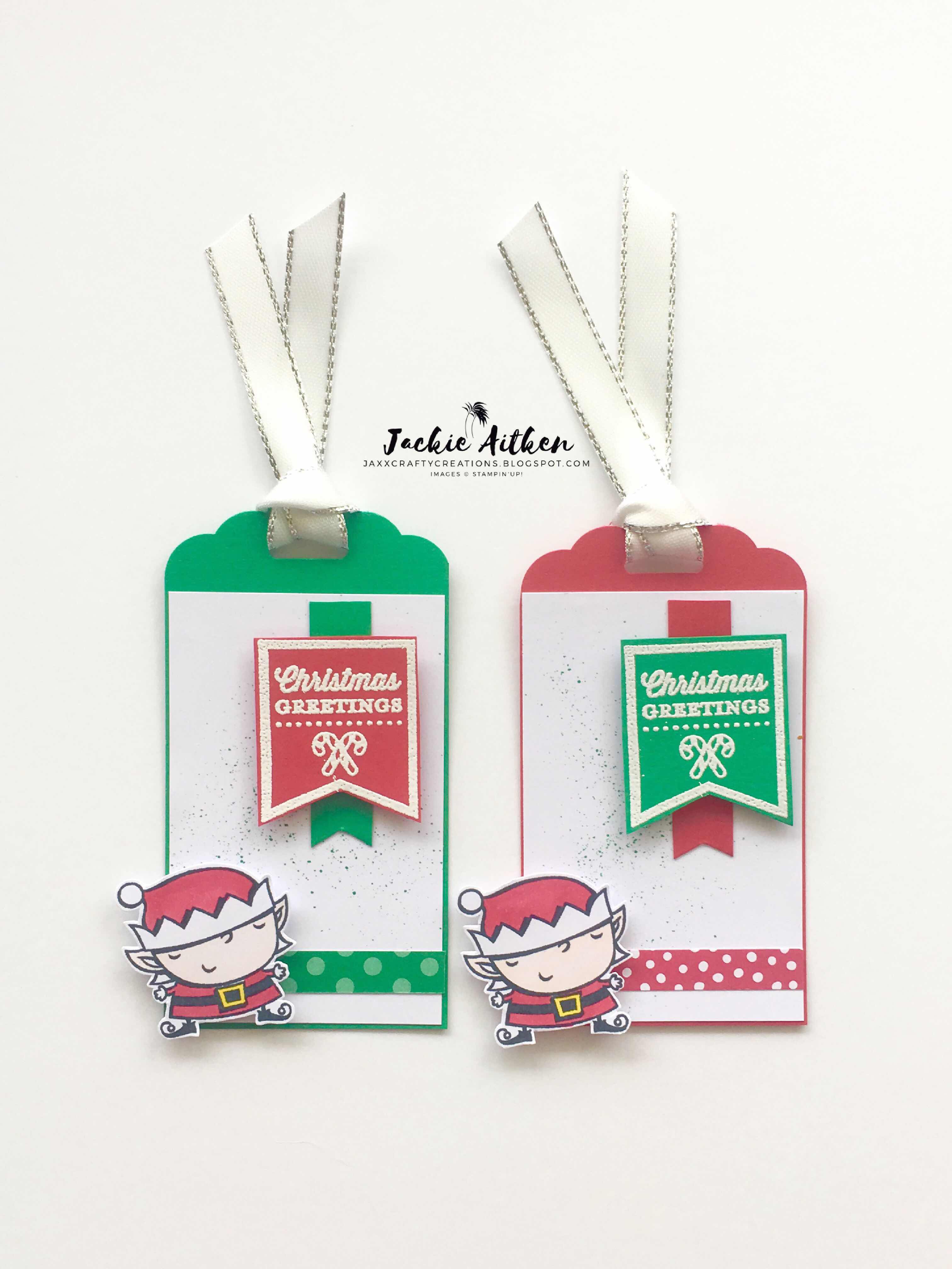 Tags & Tidings, Christmas Gift Tags, Signs of Santa, 