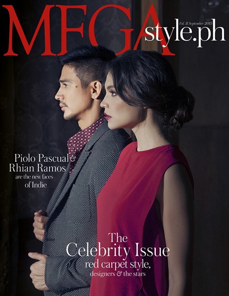Piolo Pascual and Rhian Ramos for Mega Style.ph