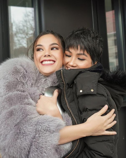 H’Hen Niê và Catriona trở thành hai người bạn tốt sau cuộc thi Miss Universe vừa qua.