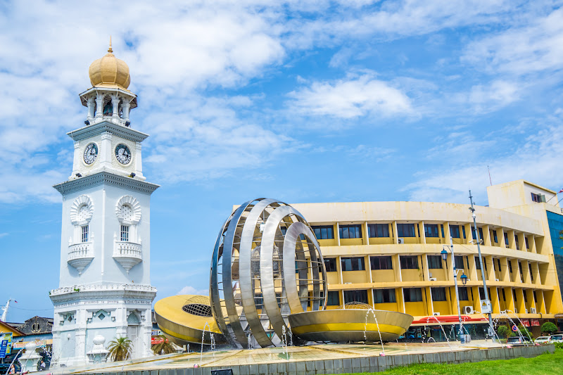 Penang George Town Victoria Memorial Clock Tower2