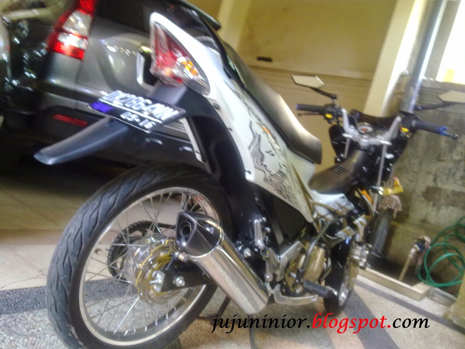 modifikasi satria fu 2005