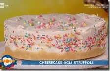 Cheesecake agli struffoli