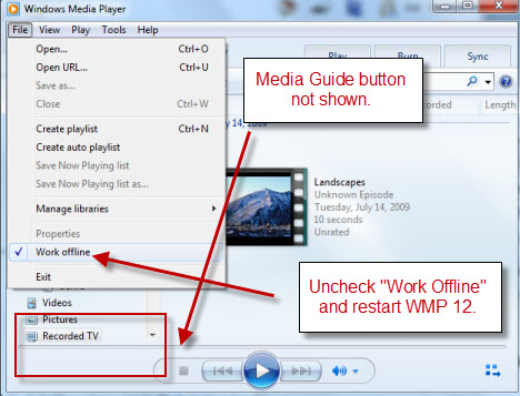 Windows Media Player 12