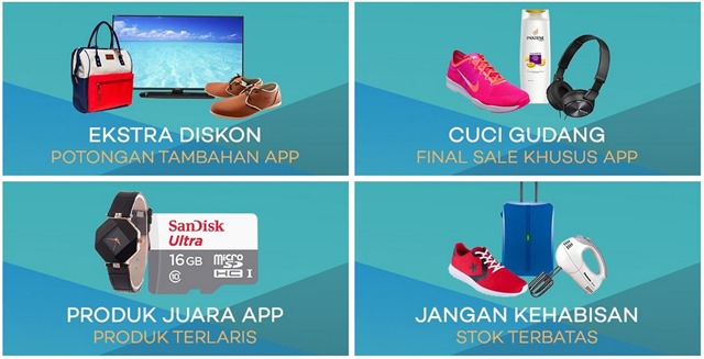 lazada big app sale isinya apa saja