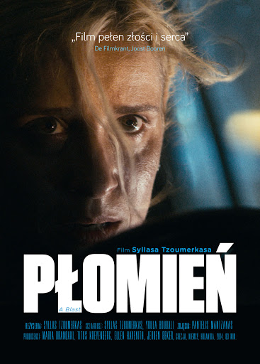 Przód ulotki filmu 'Płomień'
