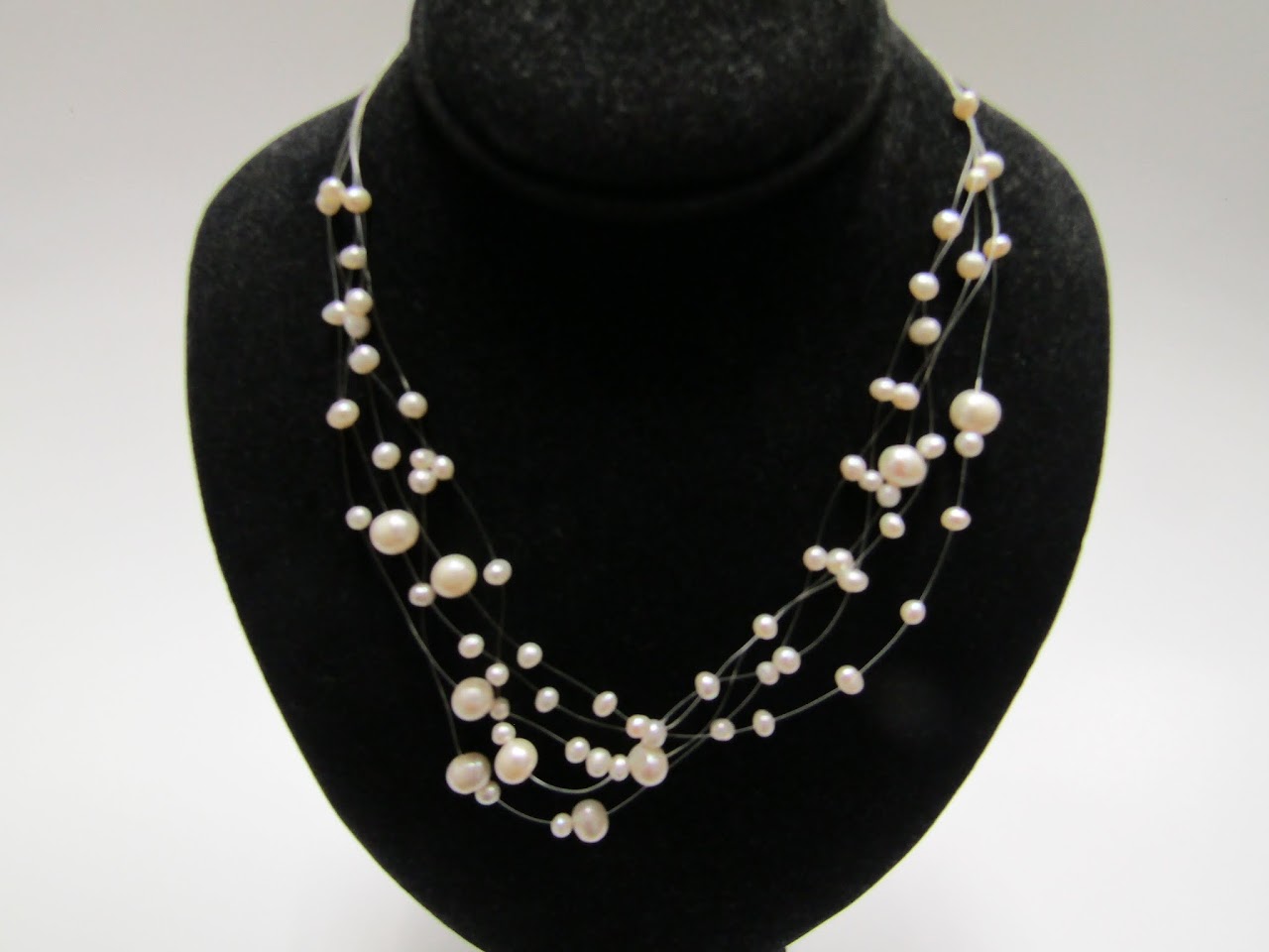 Floating Pearl Necklace