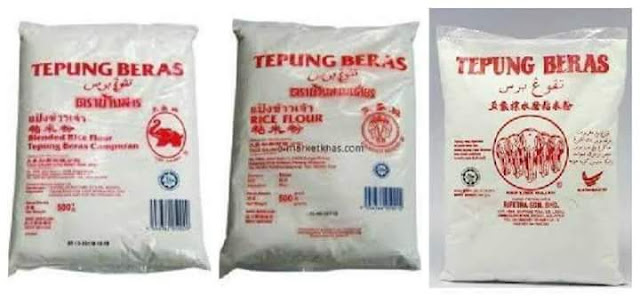 PERBEZAAN JENIS TEPUNG BERAS, JANGAN HENTAM GUNA SAHAJA 