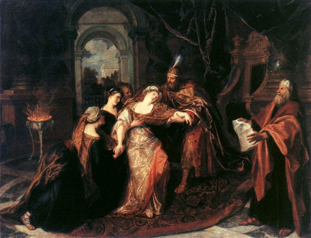 Antoine Coypel - The Swooning of Esther, 1704