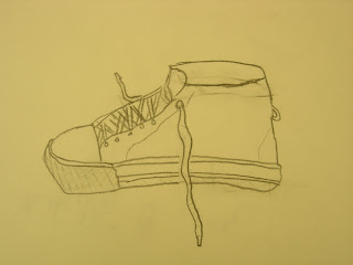 Mrs. Manzella's Student Gallery: 4th GRADE: OBSERVATIONAL SHOE DRAWING