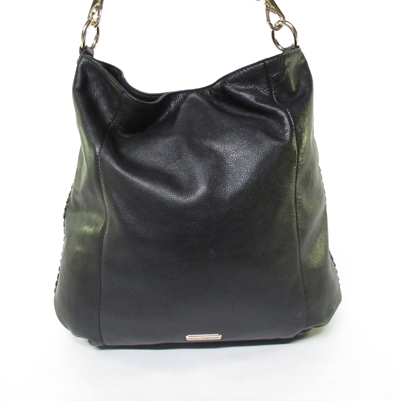 Rebecca Minkoff Black Leather Hobo Bag