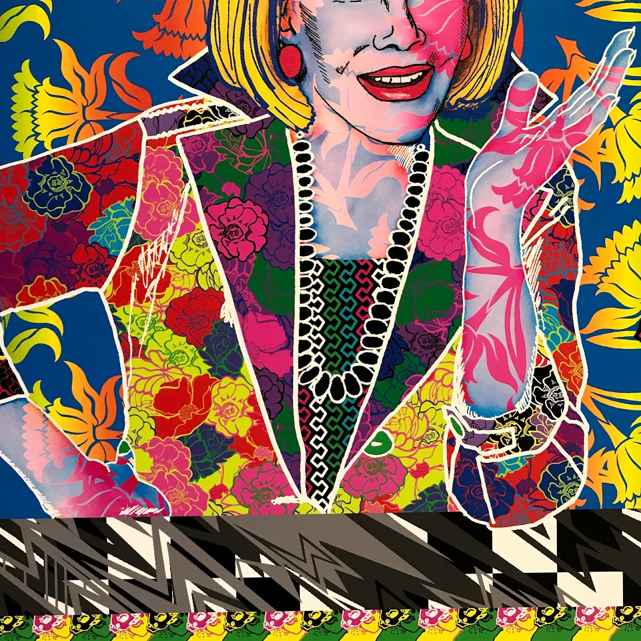 Ben Copperwheat 'Divas: 'Joan Rivers'' Signed Canvas Print