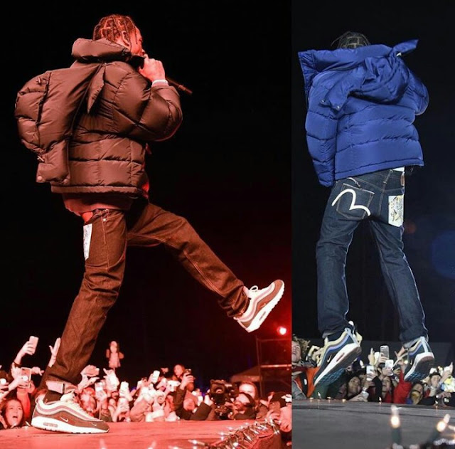 Travis Scott Performs At The Snow Globe Music Fest In Nevada Wearing A