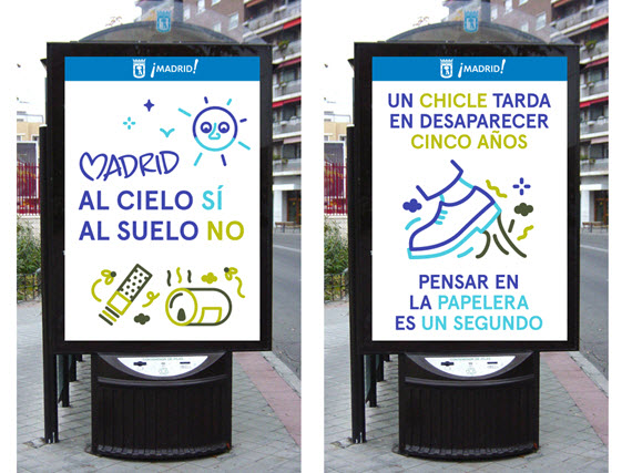 Campaña de sensibilización y participación sobre Limpieza en Madrid