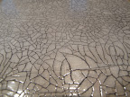 A close up the Fine Crackle Effect.