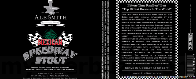 AleSmith Mexican Speedway Stout Returns In 2018