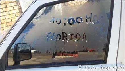 Aún Firme la helada (Florida Uruguay)...enviado por @TIOJUAN90