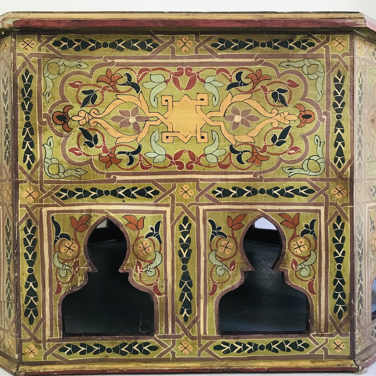 Indian Hand-Painted Low Table