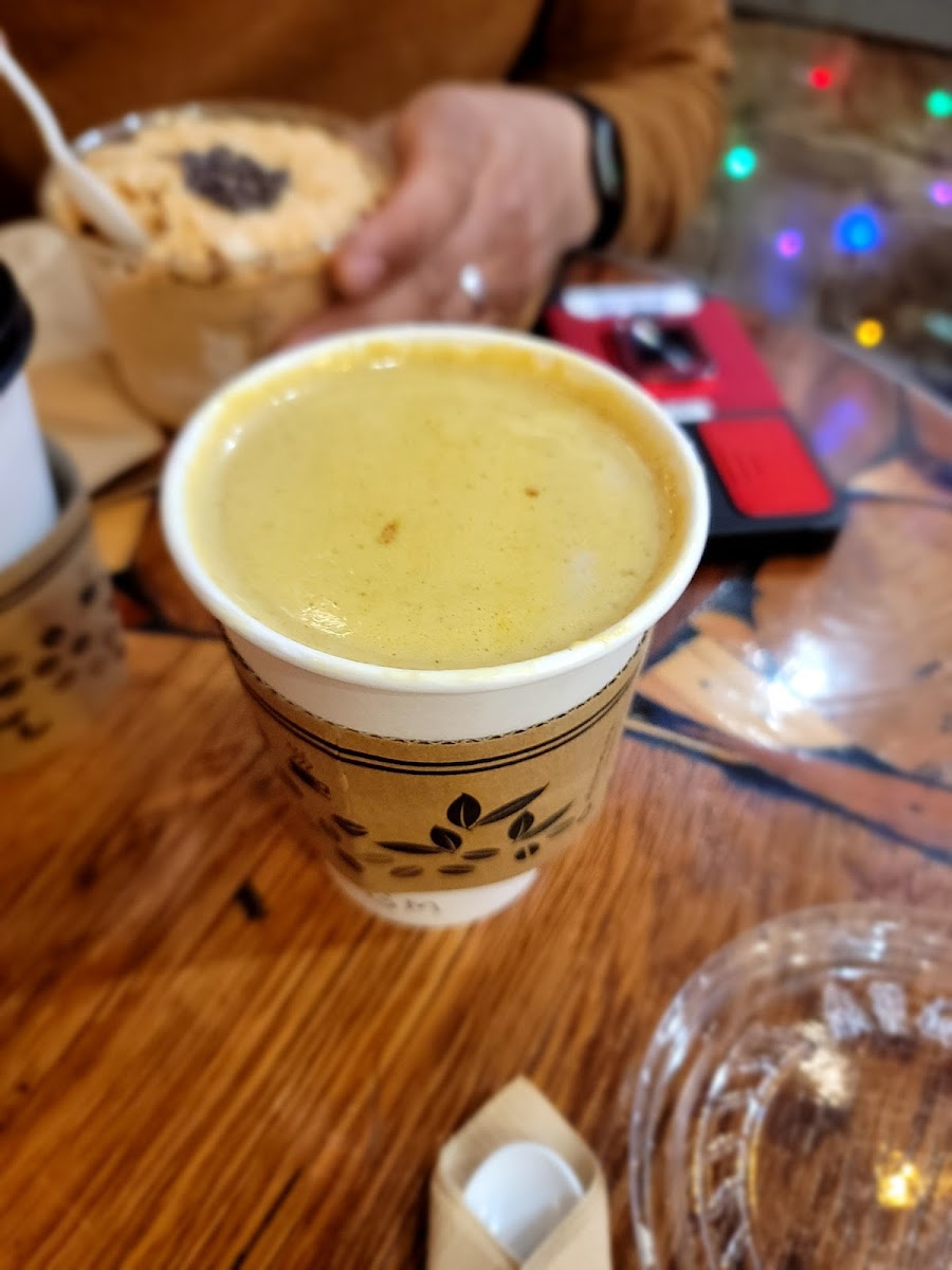 Golden milk tastes like chai