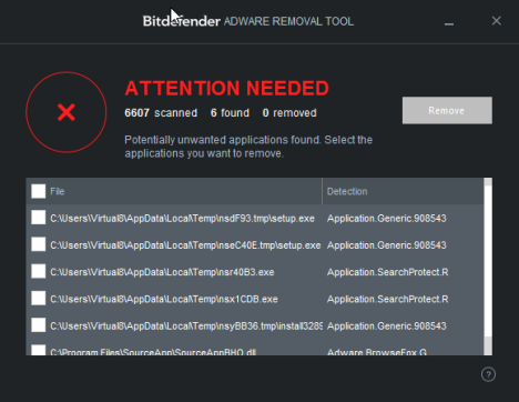 Bitdefender, PC용 애드웨어 제거 도구