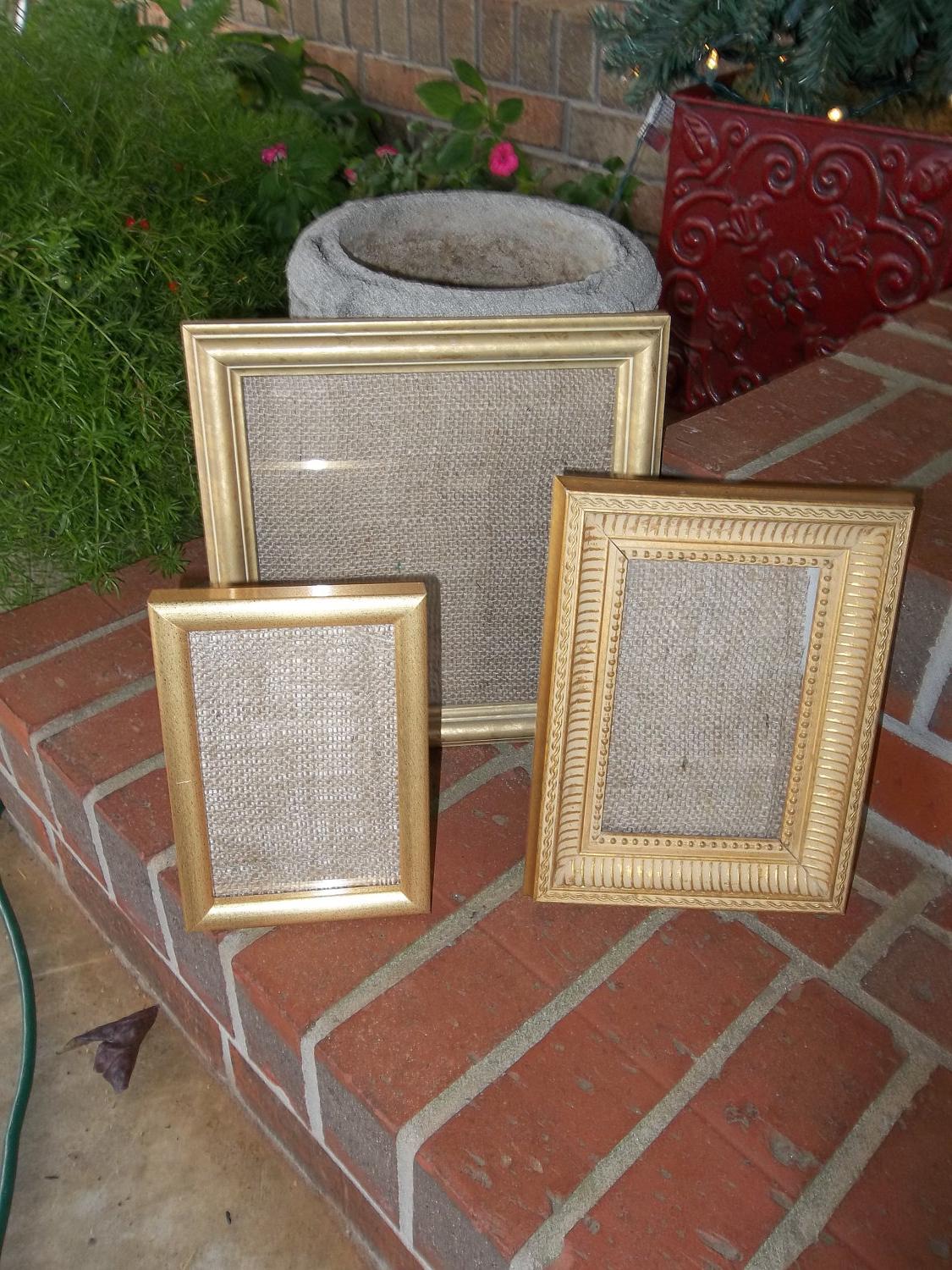 French Farmhouse Frame Collection Gold Photo Frames Vintage French Country