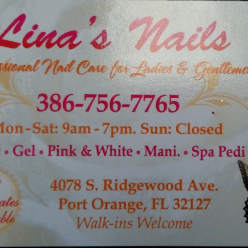 Lina's Nails Salon logo