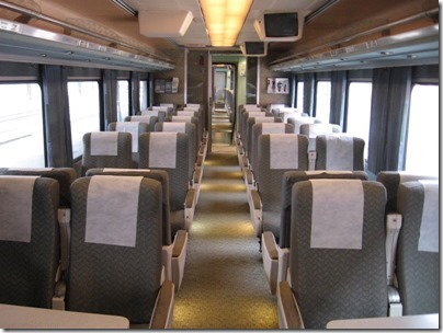 IMG_0704 Amtrak Cascades Talgo Pendular Series VI Coach Class Interior at Union Station in Portland, Oregon on May 10, 2008