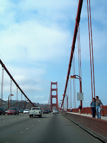 On the Golden Gate Bridge