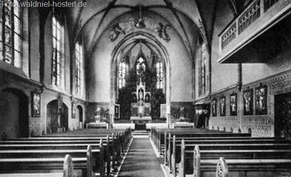 Waldniel-Hostert, Anstaltskapelle, um 1930