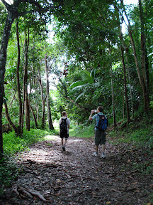 Gus and I walking in Kuranda