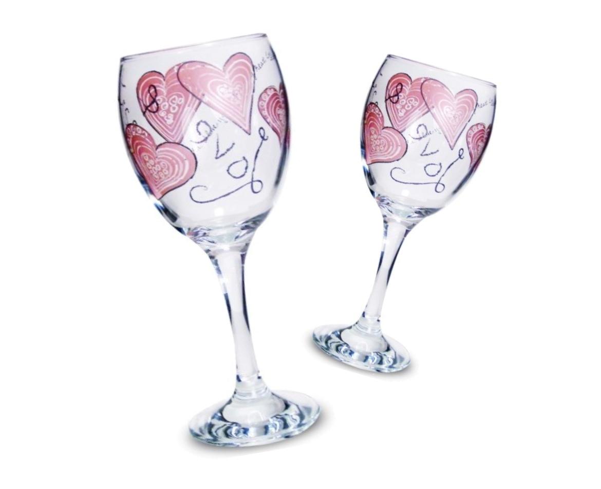 Martini Love Glasses These