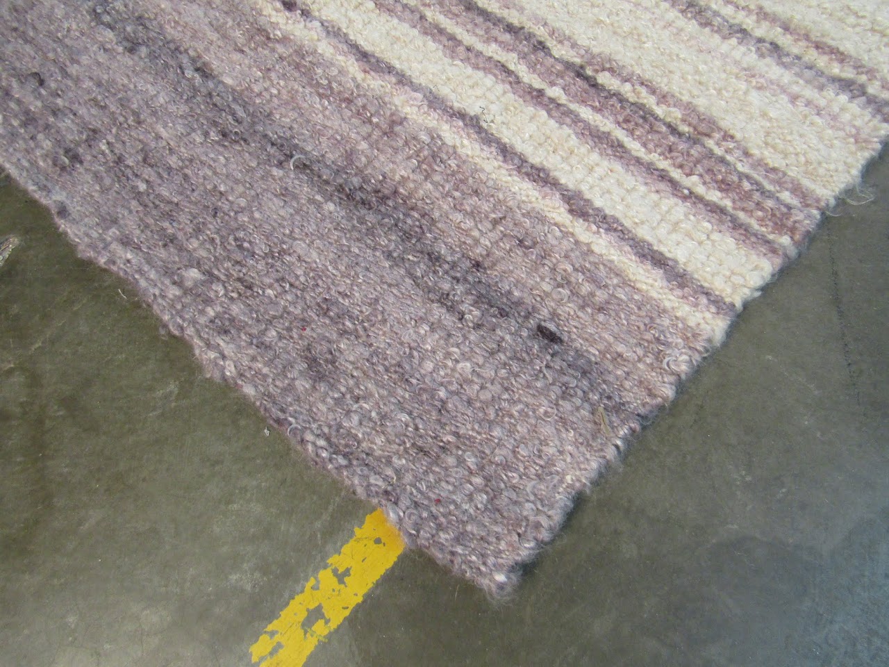 Striped Mohair Rug