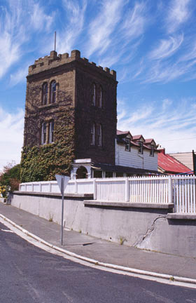 The Towers, with 227 New Town Road visible at the rear.