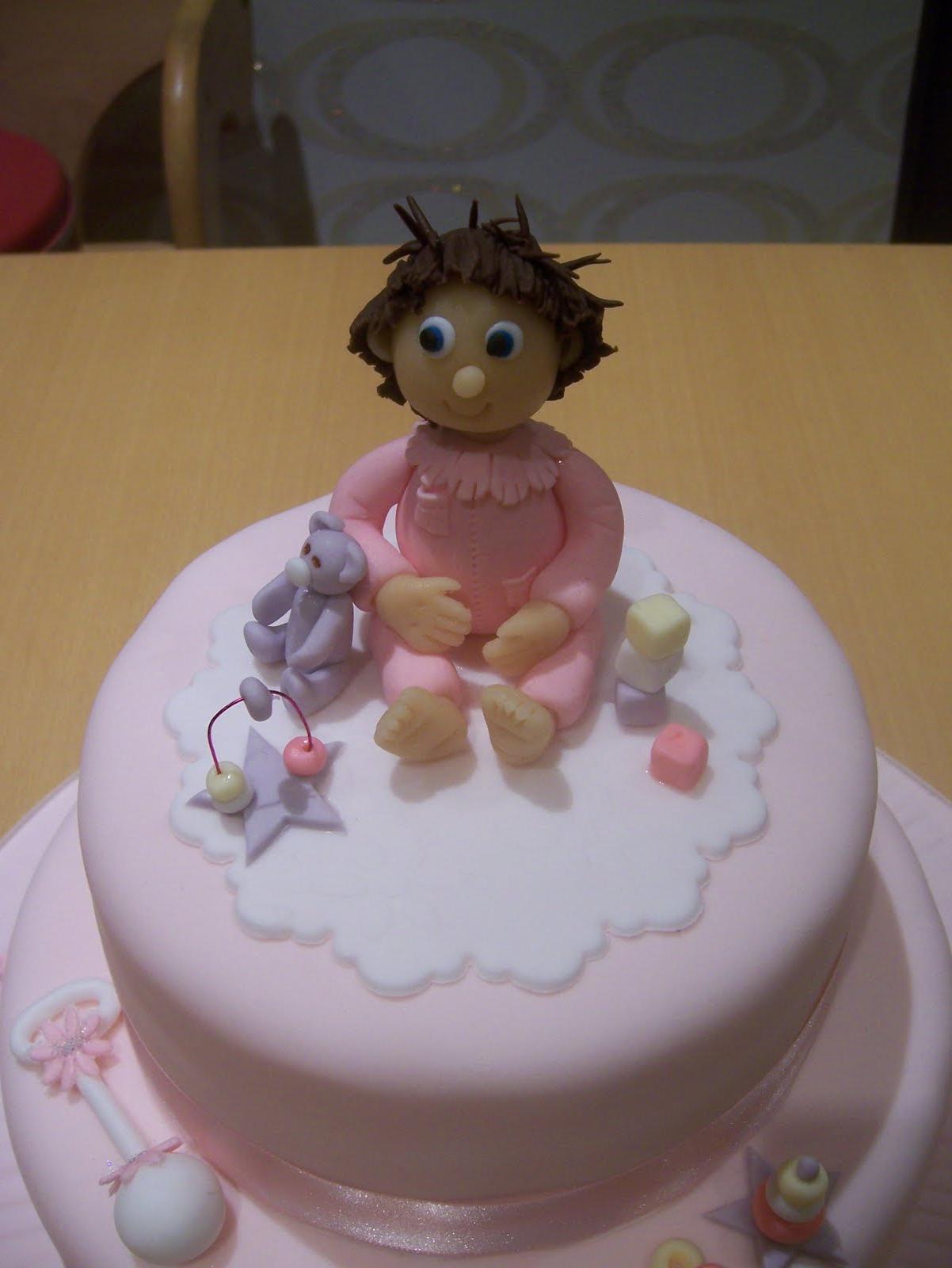 detailed baby girl christening