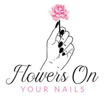 Flowers on your nails logo